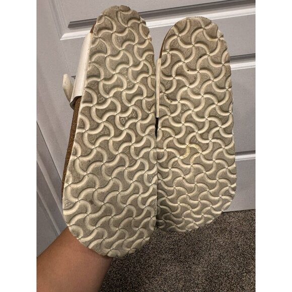 Birkenstock White Thong Sandals Ladies 9 - Picture 5 of 6